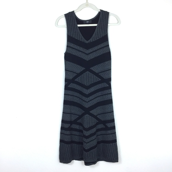 Mossimo Supply Co. Dresses & Skirts - Mossimo Black Gray Sweater Dress